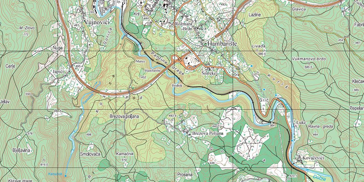 Ažuriranje podataka temeljne topografske baze Geoprojekt Opatija